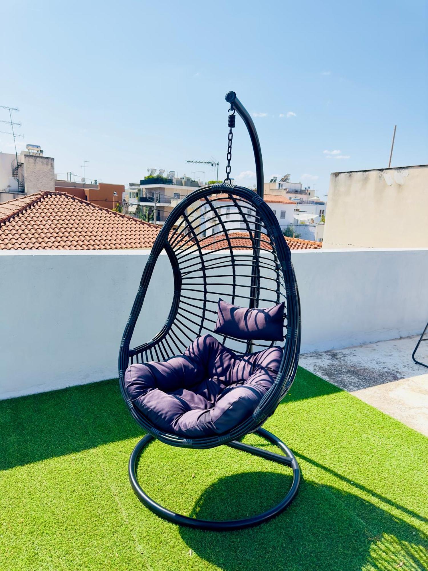Yuna Penthouse, 100Sqm Private Rooftop Terrasse, Acropolis By Foot Atena Exterior foto