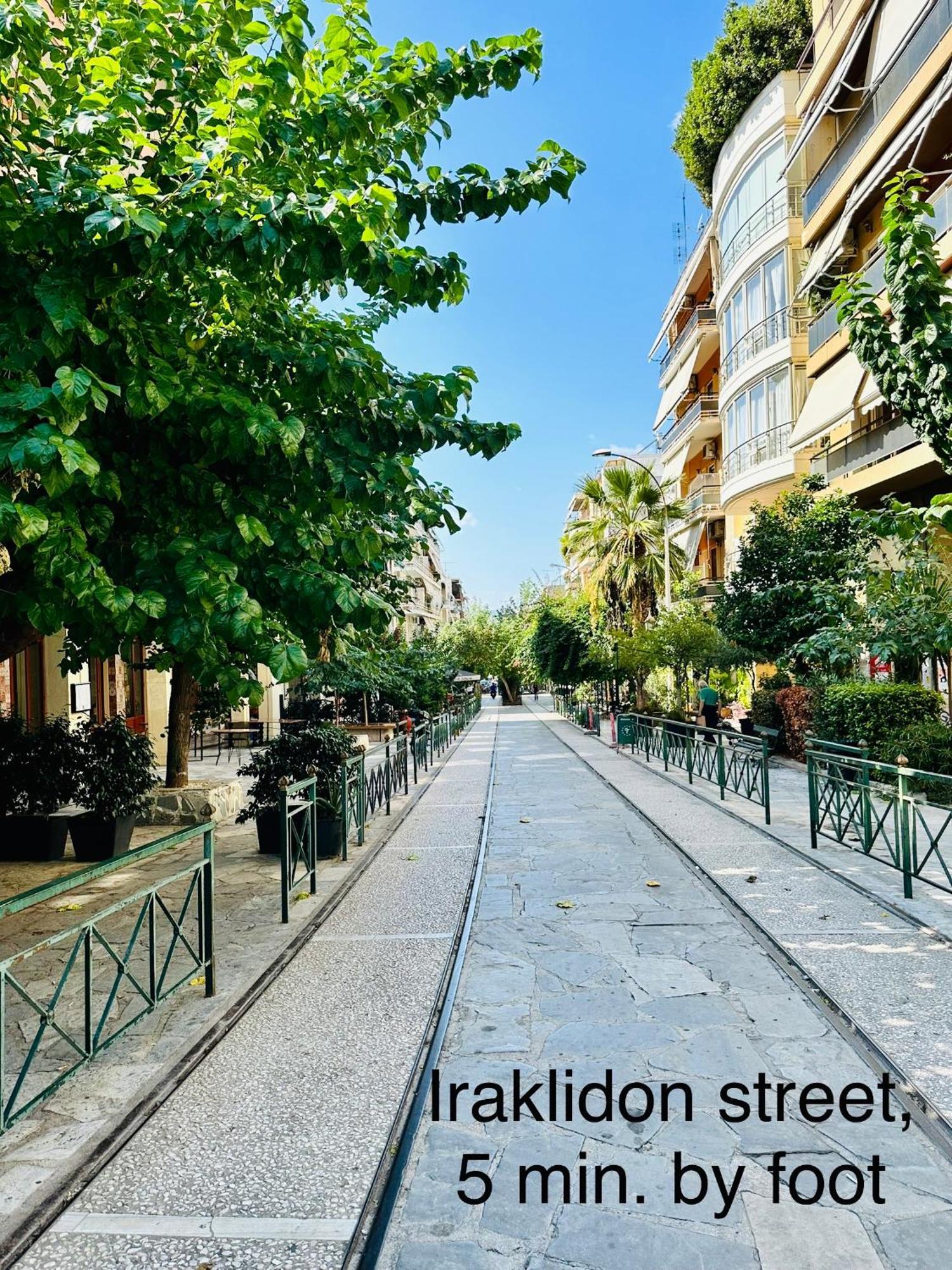 Yuna Penthouse, 100Sqm Private Rooftop Terrasse, Acropolis By Foot Atena Exterior foto
