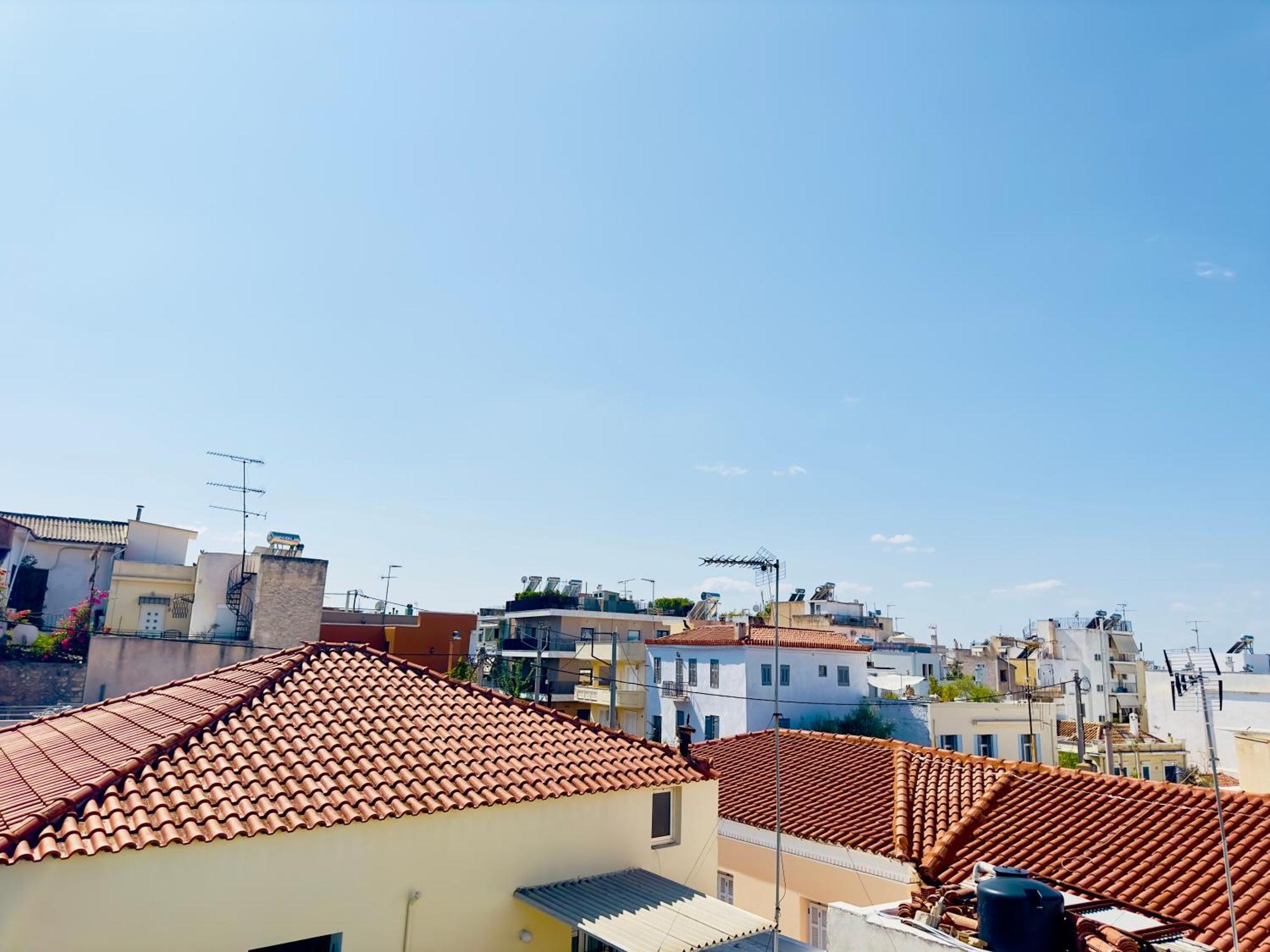 Yuna Penthouse, 100Sqm Private Rooftop Terrasse, Acropolis By Foot Atena Exterior foto