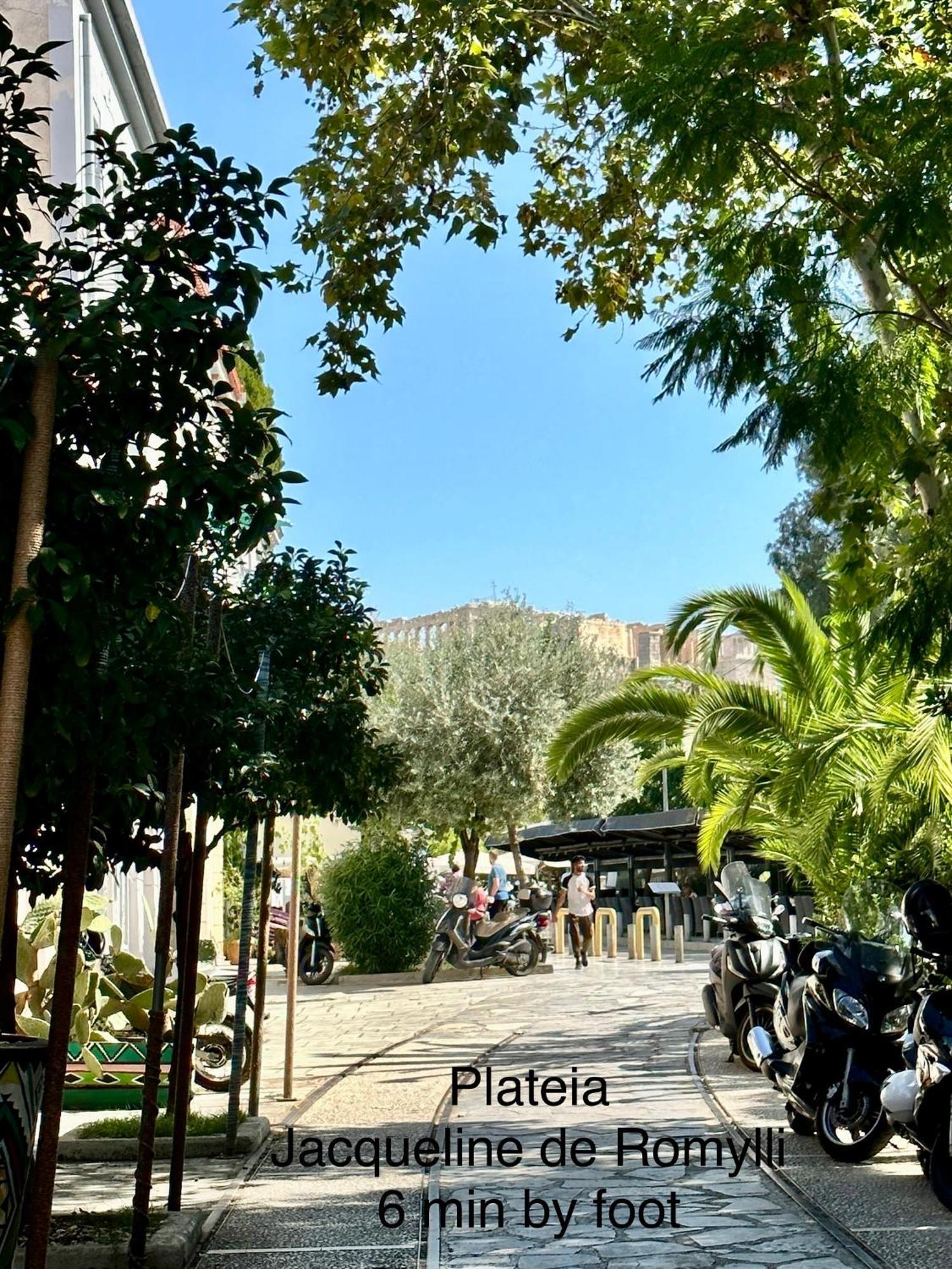 Yuna Penthouse, 100Sqm Private Rooftop Terrasse, Acropolis By Foot Atena Exterior foto