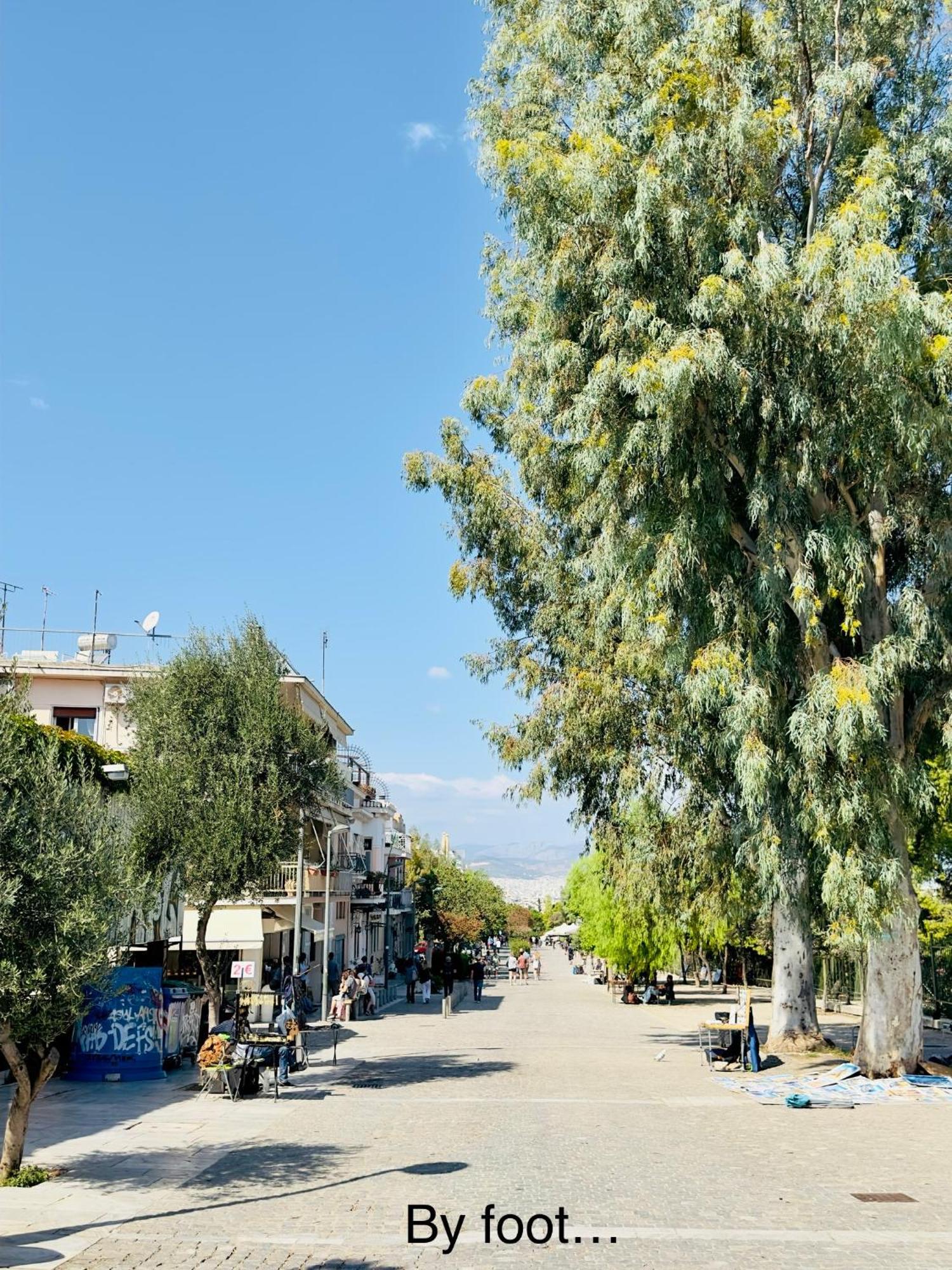 Yuna Penthouse, 100Sqm Private Rooftop Terrasse, Acropolis By Foot Atena Exterior foto