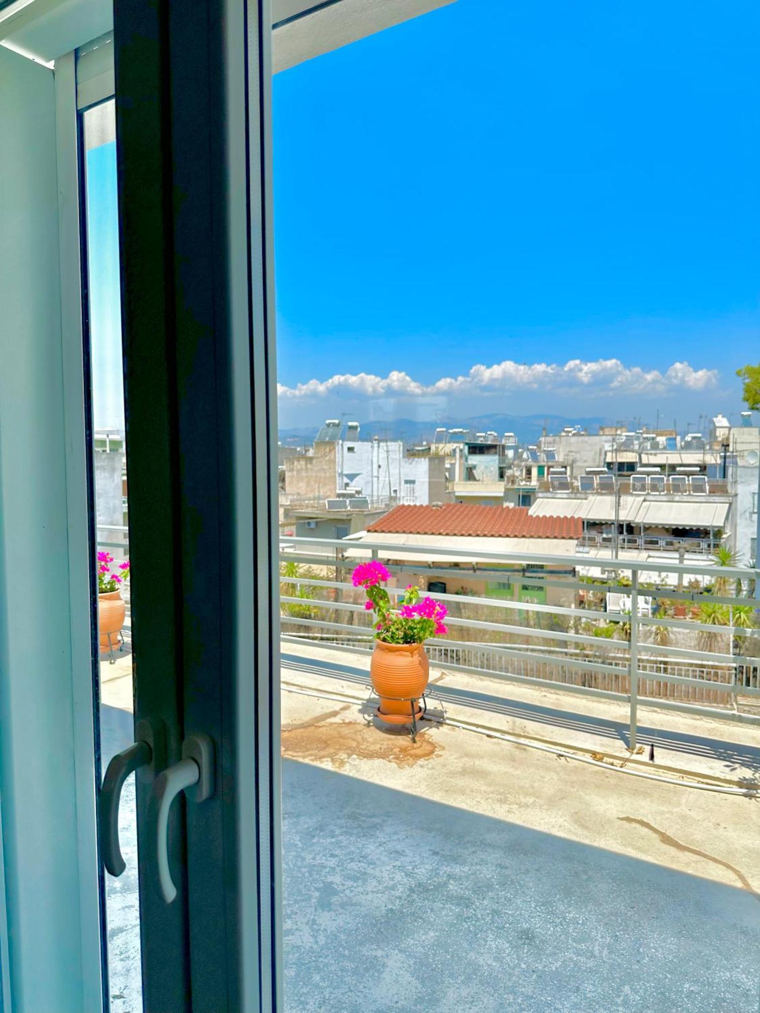 Yuna Penthouse, 100Sqm Private Rooftop Terrasse, Acropolis By Foot Atena Exterior foto